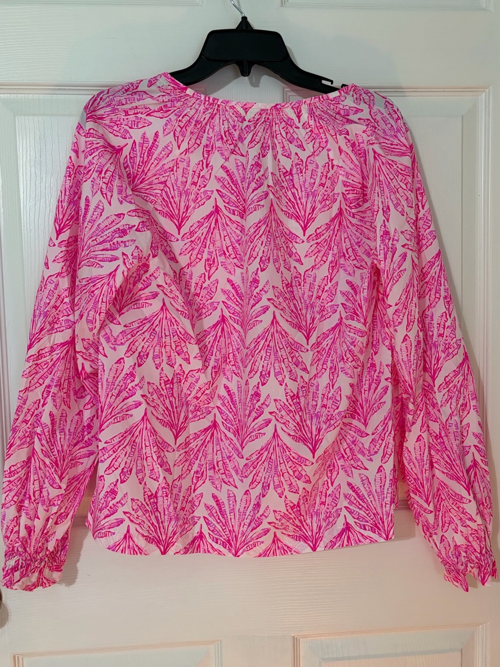 Lilly Pulitzer Pink Printed Button-Front Blouse - Picture 5 of 6
